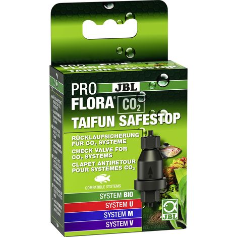 JBL Aquariumzubehör Rücklaufsicherung Proflora CO2 Taifun Safestop Bodenreinigung