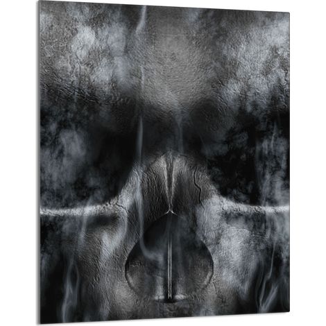 Glasschneidebrett 40x52 Totenkopf (1/5)