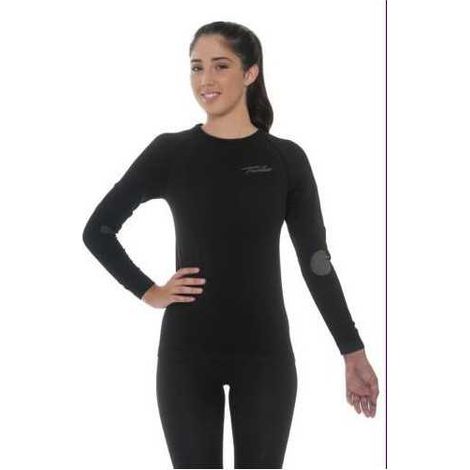 Camiseta Térmica Thermolite Manga Larga para Señora Negro Talla L TURBO