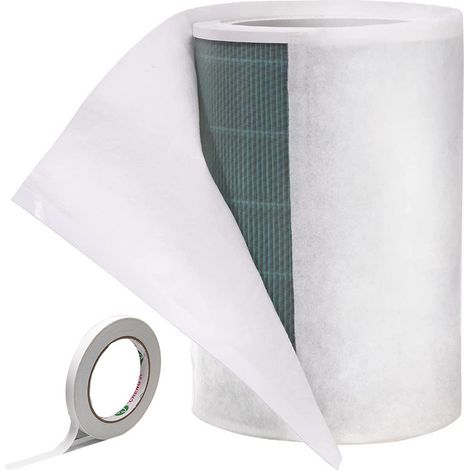 Filtre à air en coton - Amélioration du flux d'air et de la filtration - Blanc-AquaForge (1/5)