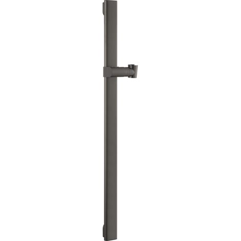 Barra soporte mango ducha desliz. cuadrada Drava black gun metal [ IMEX® ]