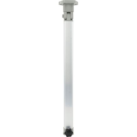Pied de table pliable télescopique en alliage d'aluminium, 560 à 930 mm, pour camping-cars, caravanes et bateaux. (1/5)