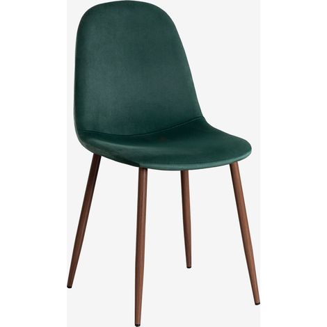 Sedia da pranzo imbottita Glamm SKLUM         Legno scuro   