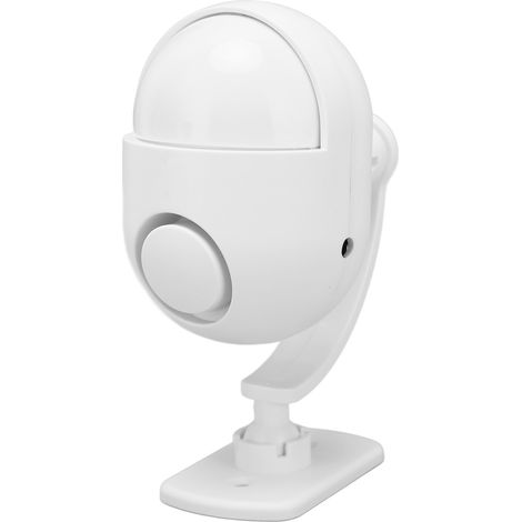 Alarme à détecteur de mouvement avec télécommande, détecteur de mouvement infrarouge sans fil pour maison, garage, abri de jardin ou magasin. (1/5)