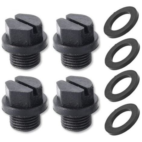 Lot de 4 bouchons de vidange avec joint torique, bouchons de pompe, filtre de piscine, bouchons de vidange de rechange pour pompes Hayward (1/4)