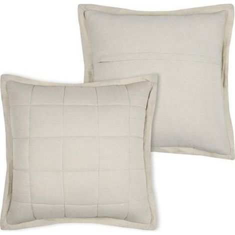 ELLIE Kissen 45x45 hellbeige gesteppt