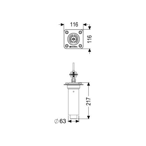 KESSEL 681046 Kit de conversion sonde de niveau