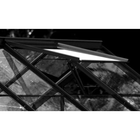 Vitavia Dachfenster für Gewächshäuser "Venus", "Merkur", "Uranus", "Apollo", "Diana", "Cassandra", "Mars", "Sirius", "Comet", "Planet", "Meridian 1", "Jupiter", "Dione", "Meridian 2", "Sirona", schwar