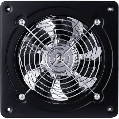 Ventilateur d'Extraction 6 Pouce Extracteur d'Air Ventilation Murale Silent Salle de Bain Garage Cuisine 40W 220 V Ventilo 600m³ / H Débit d'Air (1/5)