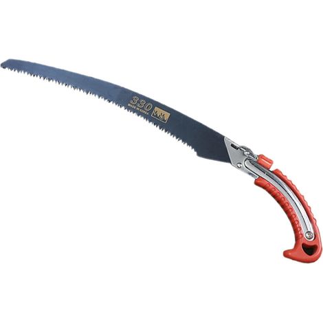 Scie D’élagage Courbe à Manche Fer Démontable pour Jardin Acier à Bande au Manganèse 65, Bleu Marine, Coupe du Bois, Prise en Main Confortable (1/5)