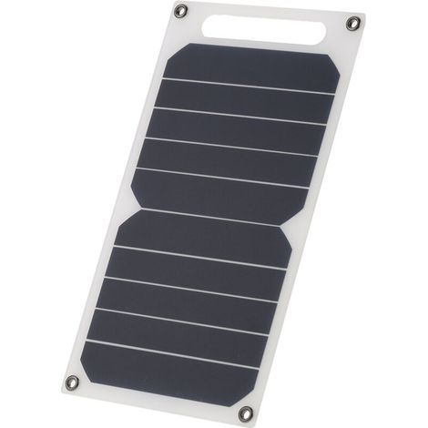 Chargeur solaire 10 W portable ultra fin panneau de silicium monocristallin 5 V ports USB pour iPhone 6s/6/Plus iPad Galaxy S6/S7/Edge/Nexus 5X/6P haute efficacité Camping équitation escalade (1/5)