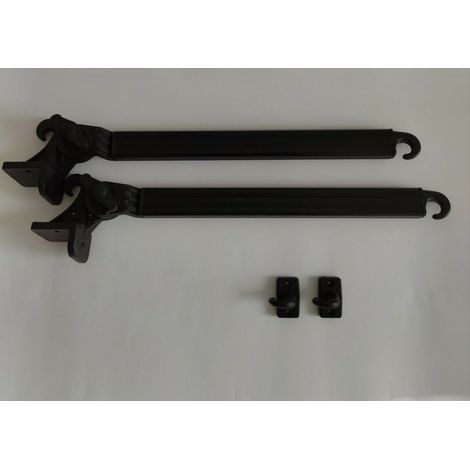 Braccetti per Tende da Sole in Alluminio 50 cm Coppia Kit con Ganci Vari Colori (1/4)