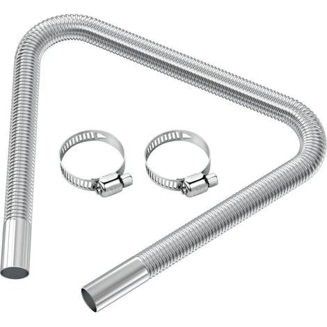 Flexibler Diesel-Entlüftungsschlauch, Abgasschlauch für Autoheizungen, Abgasrohr für Heizungen, Innendurchmesser 2,5 cm/1 Zoll, 120 cm/47,2 Zoll (1/5)