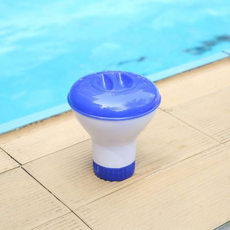 Schwimmbecken mit Thermometer, Chemikaliendosierer und Reiniger, 5 Zoll