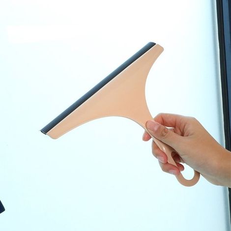 Ensemble de 2 raclettes à vitres pour douche et fenêtre, utilisables en voiture et à la maison. Raclette multifonction portable, à suspendre, idéale pour le nettoyage des vitres et de la salle de bain (1/2)