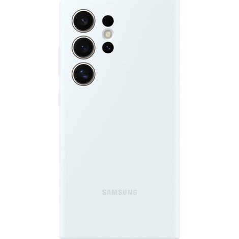Funda de Silicona Samsung para el Galaxy S24 Ultra (Blanco) (1/2)