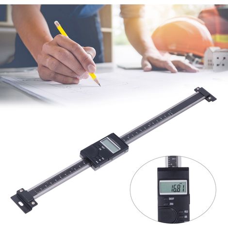 Pied à coulisse numérique vertical étanche SHSIWI IP45 usiné pour la mesure de hauteur 0-300 mm (1/5)