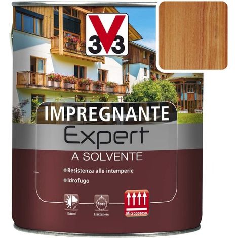 Holzschutzmittel für den Außenbereich Expert Lösungsmittel 2,5 Walnuss Dunkel
