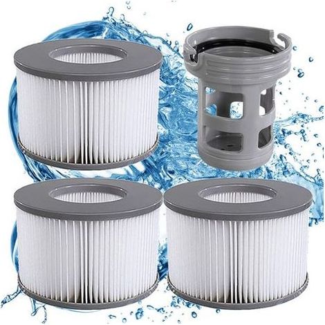 TAISHENGDA – Set mit 3 Ersatzfiltern für Mspa, Filterkartusche, Filter + Filterhalter im Lieferumfang enthalten, Originalzubehör für Mspa, Upgrade-Kit bis 2019 (1/5)