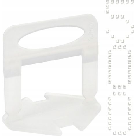 Clip di livellamento 1mm 500 pezzi sistema per il livellamento delle piastrelle X-LEVEL (1/5)