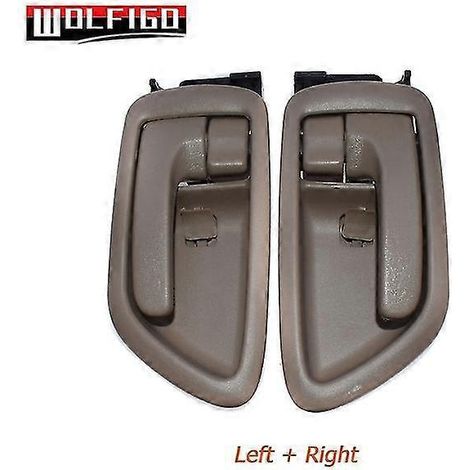 Poignées de porte intérieures Wolfigo neuves, couleur beige, pour Toyota Sequoia, Tundra et Avalon (références 69205-0c030-e1 et 69206-0c030-e1) - Paire (1/5)