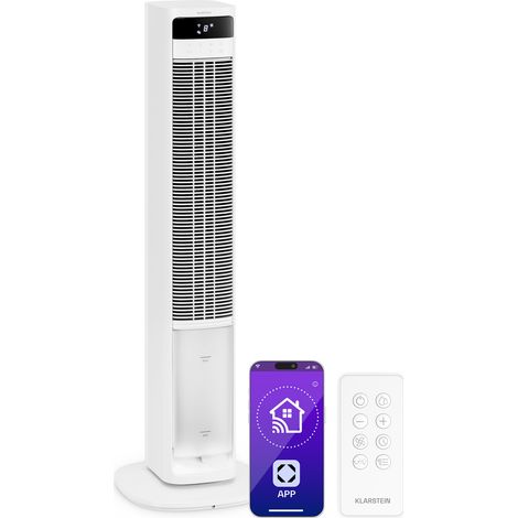 Klarstein Mistral - Raffrescatore evaporativo smart  365 m³/ora  4 l  35 m²  3 modalità  36 W