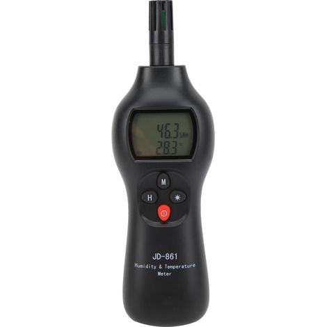 JD-861 Tragbares Temperatur- und Feuchtigkeitsmessgerät mit digitaler Anzeige – Multifunktionales Messwerkzeug (1/5)