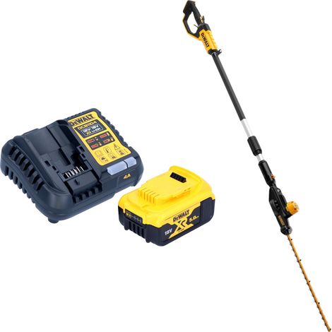 Cortasetos inalámbrico DeWalt DCMPH 566 P1 18 V 55 cm + 1x batería recargable 5,0 Ah + cargador (1/5)