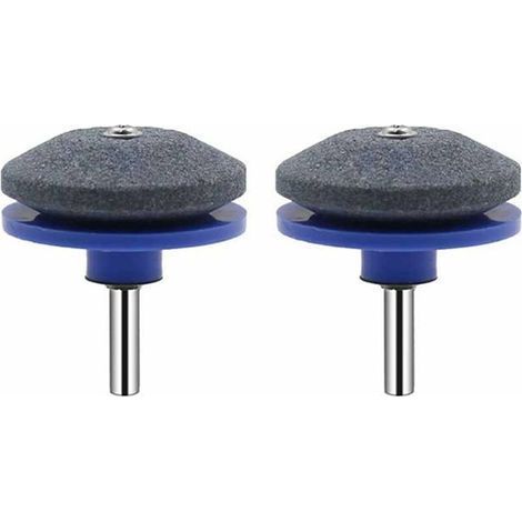 Aiguiseur de Lame pour Tondeuse à Gazon 50 mm – Compatible avec Perceuse Électrique – Meule Abrasive pour Affûtage Précis – Lot de 2 (1/5)