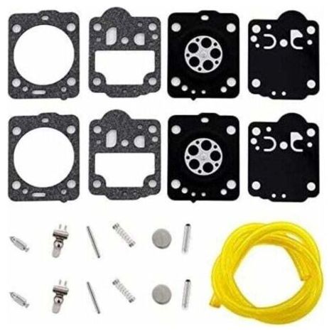 Kit 2 membranes carburateur avec durite pour tronçonneuse Husqvarna 235/236/240 – compatible Zama RB-149 (1/4)