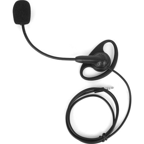 Oreillette Bluetooth filaire avec crochet d'oreille, oreillette Radio bidirectionnelle, casque d'interphone pour moto V6 V4, 3.5mm
