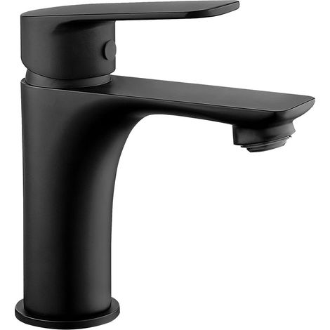 Miscelatore lavabo corallo nero opaco