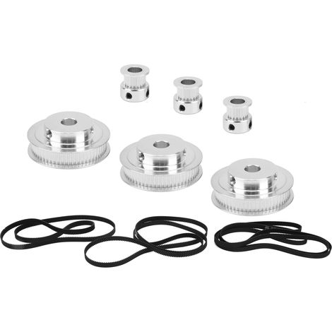 Roue synchrone 20 dents / 60 dents, alésage 8 mm, courroie de distribution 2GT610/852/1220 mm