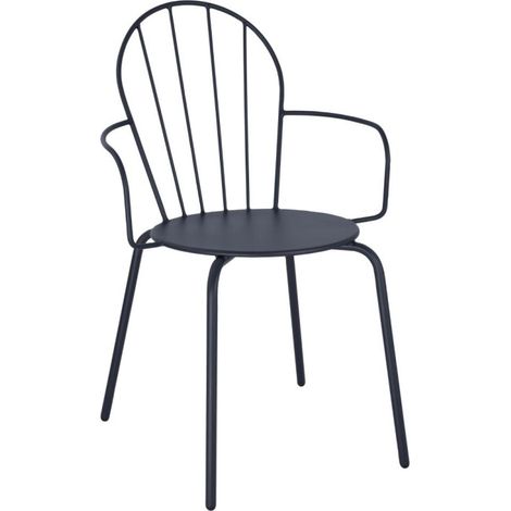 Fauteuils Adeline bleu ardoise (lot de 4) - BOLERO (1/5)