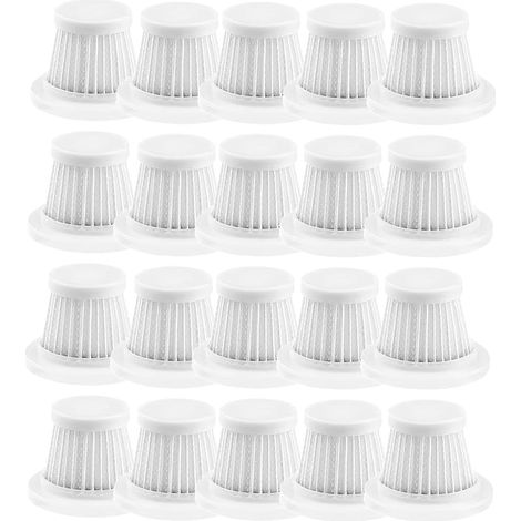 Lot de 20 filtres HEPA lavables et réutilisables pour aspirateur à main sans fil et aspirateur de voiture (1/5)