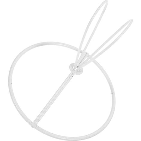 Bardusch-Anneau adaptateur abat-jour métallique protecteur lustre/lampe table, support cadre élégant et stable DIY (1/5)