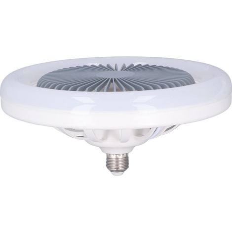 Lampada a ventilatore da soffitto, attacco E27, lampada a LED da 30W, ventilatore da soffitto silenzioso, ventilatore a LED regolabile per cucina e camera da letto, 85-265V. (1/5)