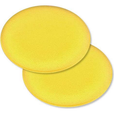 2x Tampon mousse applicateur produit nettoyage polissage lustrage carrosserie cuir plastique voiture moto bateau (1/5)