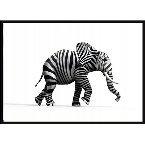 POSTER FOTOGRAFICO IN CORNICE A4 cm Elefante PD225 (1/4)