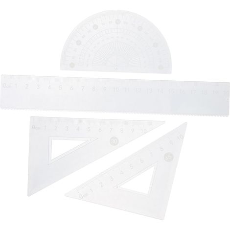 Outil de dessin essentiel : règle triangulaire 20 cm avec (1/5)