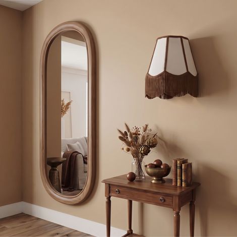 Aplique de Pared Blanco y Marrón con Flecos  Serie YARA II (1/5)