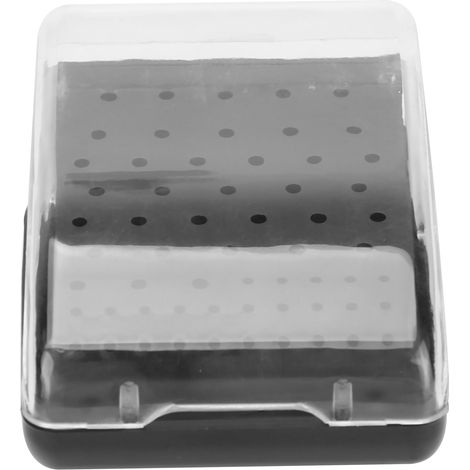 Boîte de stérilisation pour fraises dentaires à 60 trous, boîte de foret dentaire en plastique (1/5)