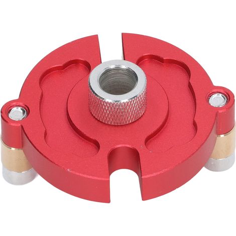 Gabarit de perçage à centrage automatique en alliage d'aluminium, perforateur de positionnement précis, guide de perçage avec 8 bagues de perçage (1/5)