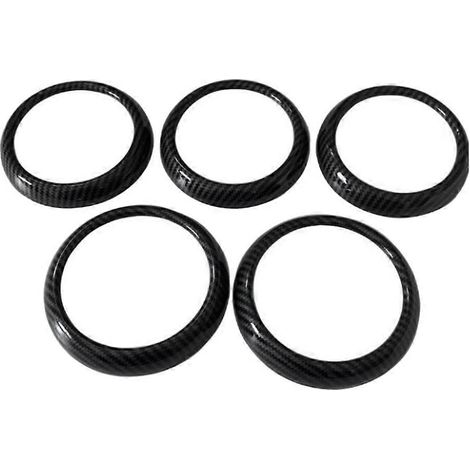 Bague de finition pour sortie d'aération de climatization Automobiles, cache de panneau d'aération compatible con Mercedes-Benz Classe A 2013-2018 (1/5)