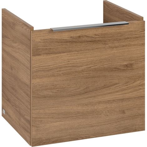 VB Waschbeckenunterschrank Architectura 500x470x415mm Eckig Kansas Oak