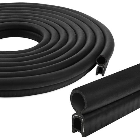 Car Door Seal Universal Rubber Edge Protection Door Seal Black Rubber Door Seal for Cars, Boats and Trucks (Top Gasket) (1/5)
