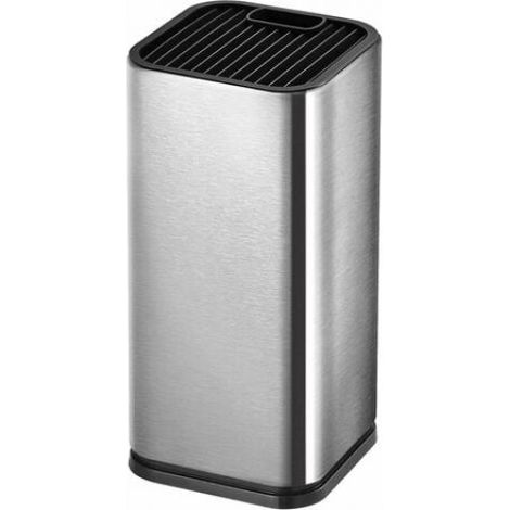 Porte-Couteau - Acier Inoxydable - Design Rectangulaire - Pour Cuisine Maison ou Professionnelle - 1 Pièce (1/5)