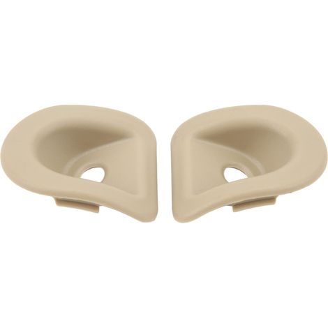 Occhiello per pulsante di blocco porta, 2 pezzi, 7R3Z 63220A51 AC, pannello di rivestimento lato guidatore sinistro, vetri di ricambio per Ford Mustang 2006-2014 Beige.