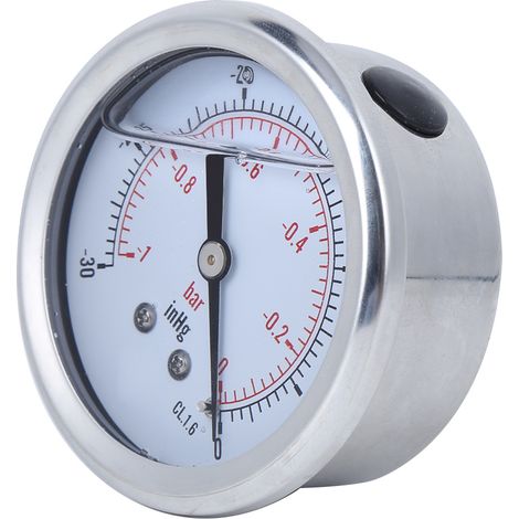 TS PGGZ60Z4-0bar 1/4BSP Y60 Axial-Öleinspritz-Vakuummanometer für industrielle Anwendungen (1/5)