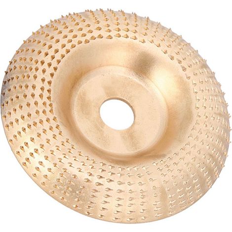 Disque de meulage et sculpture pour bois, accessoire pour meuleuse d'angle, roue de ponçage et façonnage du bois (1/5)
